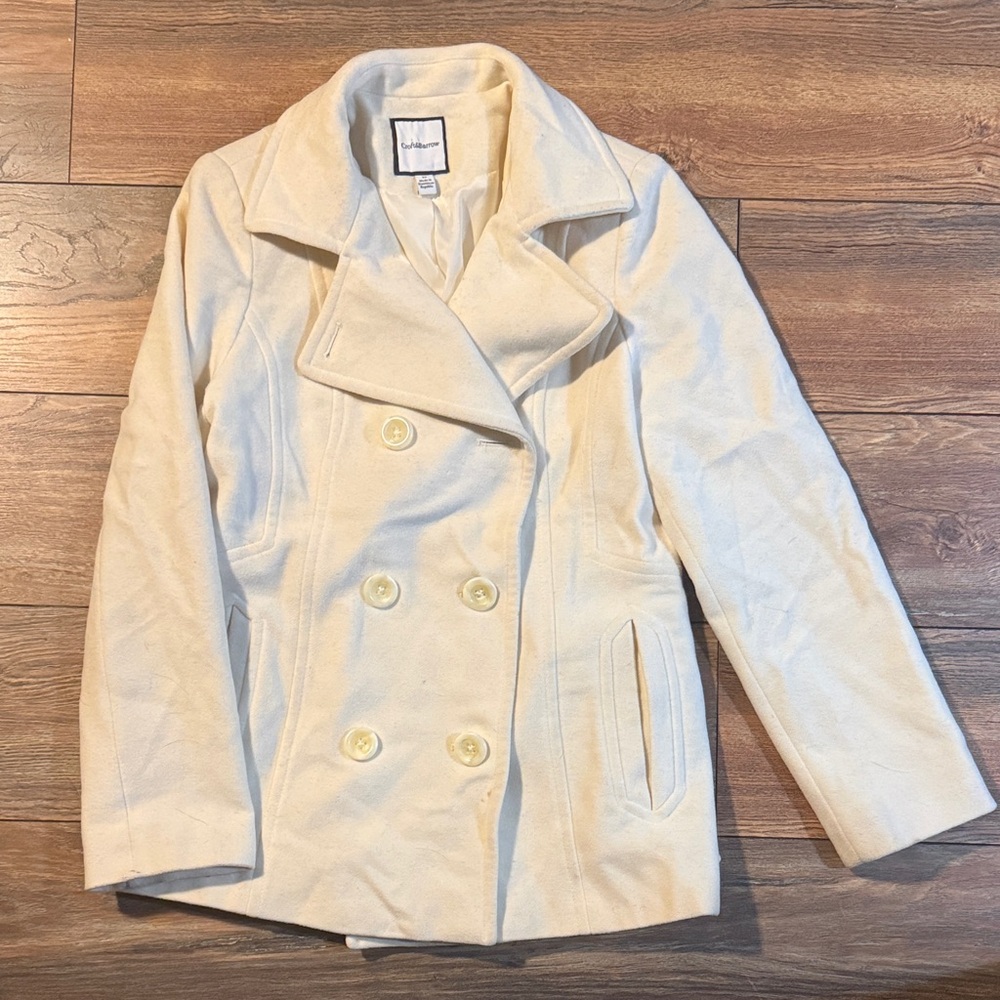 Croft & Barrow Women's Ivory Peacoat
